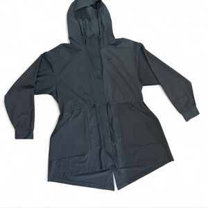 Nike Dri-Fit Bliss Luxe Anorak ash green hooded jacket